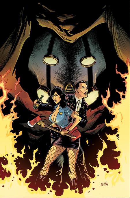 Cover of Monstervision Featuring Joe Bob Briggs And Darcy #2 CVR E Dave Acosta Limited Virgin VAR, cover art by Dave Acosta
