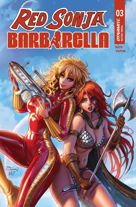 Cover of Red Sonja Barbarella #3 CVR B Collette Turner VAR, cover art by Collette Turner