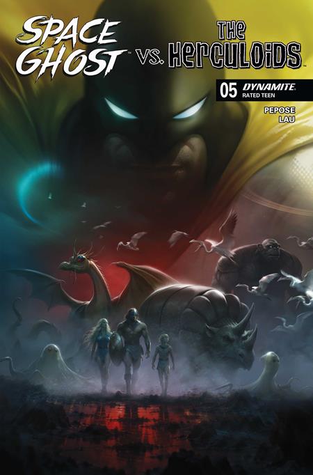 Cover of Space Ghost Vs The Herculoids #5 CVR A Francesco Mattina, cover art by Francesco Mattina
