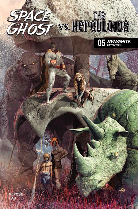 Cover of Space Ghost Vs The Herculoids #5 CVR D Bjorn Barends VAR, cover art by Bjorn Barends