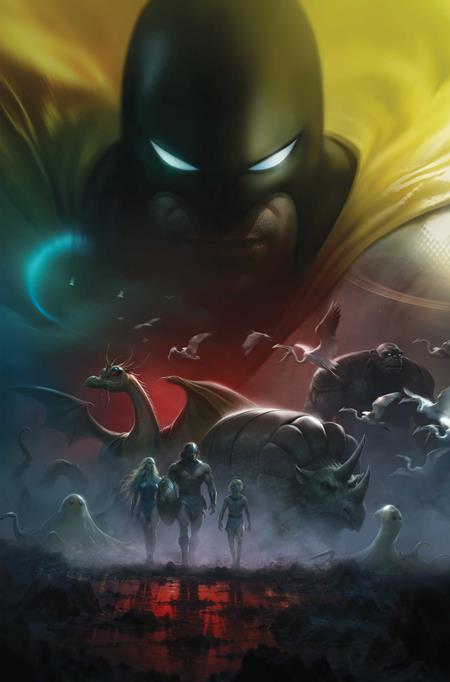 Cover of Space Ghost Vs The Herculoids #5 CVR F Francesco Mattina Ltd Virgin VAR, cover art by Francesco Mattina