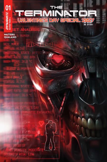 Cover of Terminator Valentines Day Special 2027 #1 (One Shot) CVR C Francesco Mattina VAR, cover art by Francesco Mattina