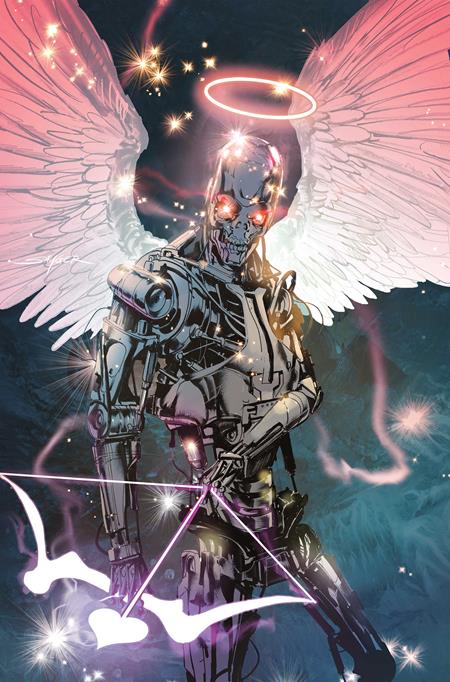 Cover of Terminator Valentines Day Special 2027 #1 (One Shot) CVR F Stuart Sayger Ltd Virgin VAR, cover art by Stuart Sayger