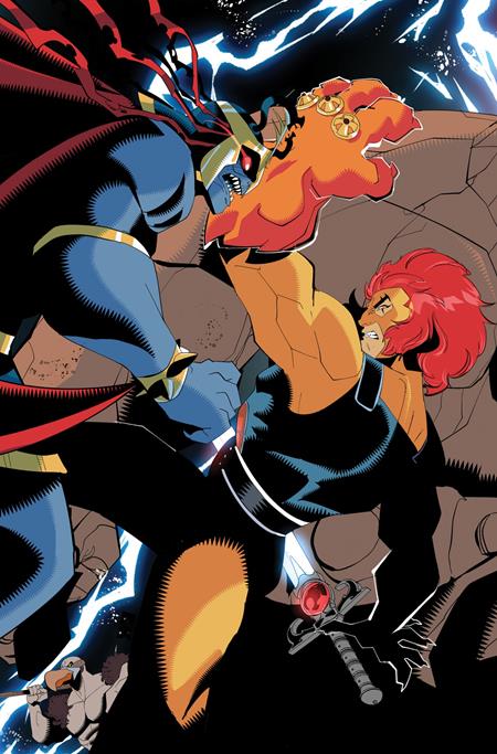 Cover of Thundercats 85 #1 CVR F George Kambadais Metal Premium VAR, cover art by George Kambadais