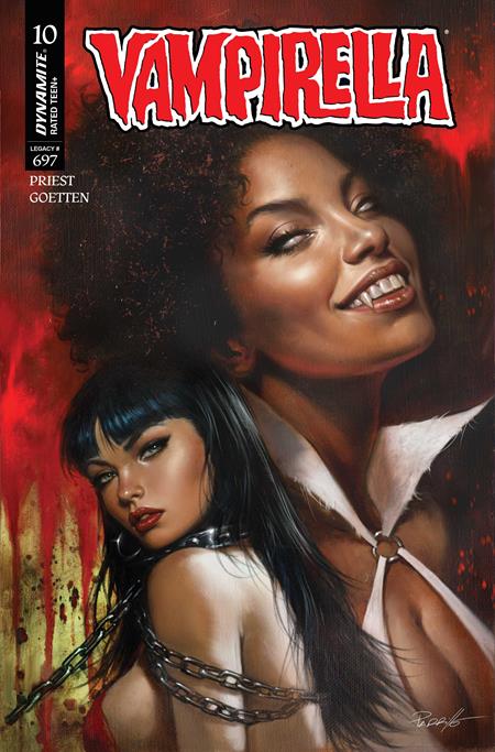 Cover of Vampirella (2026) #10 CVR A Lucio Parrillo, cover art by Lucio Parrillo