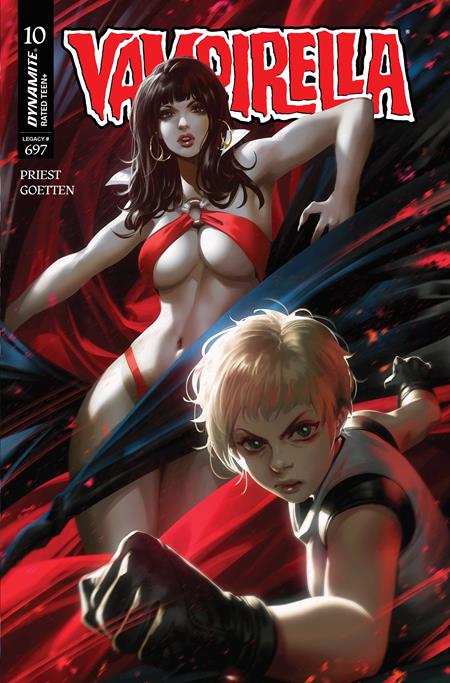 Cover of Vampirella (2026) #10 CVR B Derrick Chew VAR, cover art by Derrick Chew