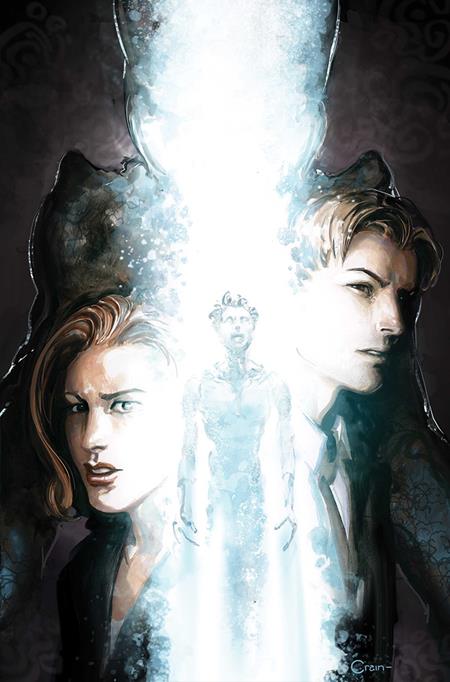 Cover of X Files (2026) #2 CVR H Clayton Crain Metal Premium VAR, cover art by Clayton Crain