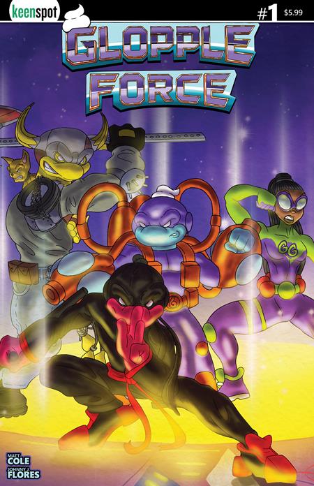Cover of Glopple Force #1 CVR D Jose Chirinos VAR, cover art by Jose Chirinos