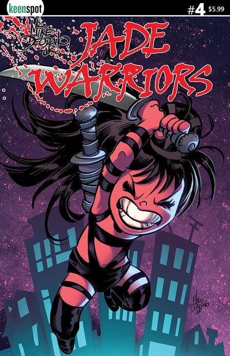 Cover of Jade Warriors #4 CVR B Mike Deodato Adorably Deadly VAR, cover art by Mike Deodato