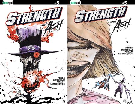 Cover of Strength & Ash #5 CVR D Stefano Cardoselli Francesca Perillo Holofoil Flip VAR, cover art by Stefano Cardoselli, Fra