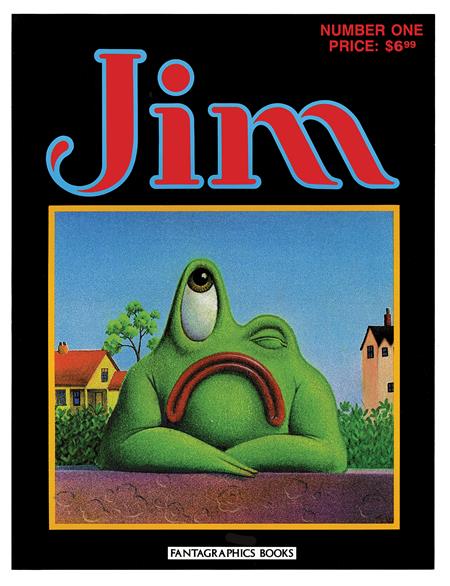 Cover of Jim #1 Facsimile Edition (MR), cover art by Jim Woodring