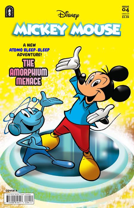 Cover of Mickey Mouse Legacy #334 The Amorphium Menace CVR A Andrea Casty Castellan, cover art by Andrea Casty Castellan