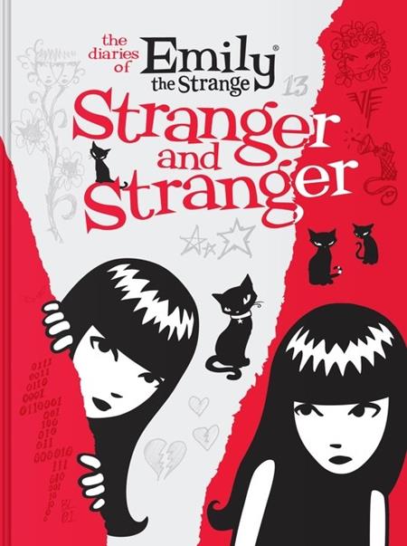 Cover of Diaries Of Emily The Strange Illustrated Novel HC Stranger And Stranger, cover art by Rob Reger