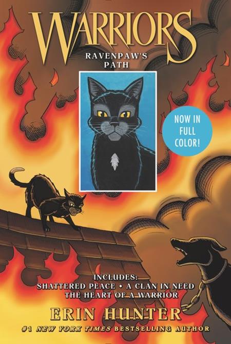 Cover of Warriors Ravenpaws Path TP 3 Full-Color Warriors Books In 1, cover art by James L. Barry