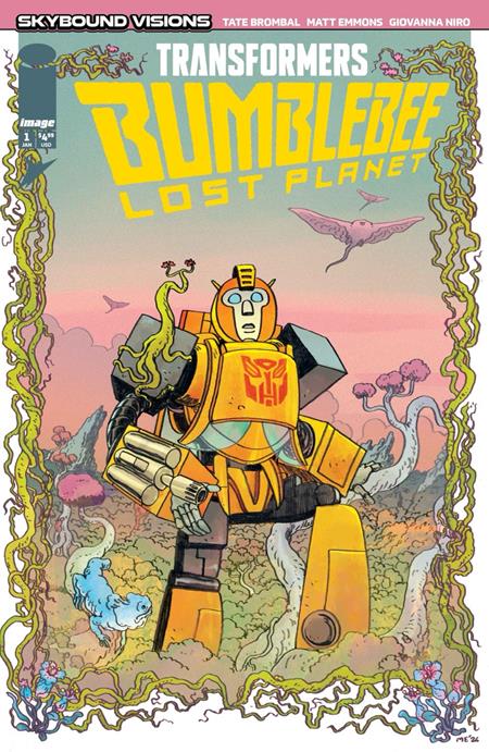 Cover of Transformers Bumblebee Lost Planet #1 (Of 6) CVR A Matt Emmons & Giovanna Niro, cover art by Matt Emmons, Giovanna N