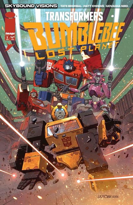 Cover of Transformers Bumblebee Lost Planet #1 (Of 6) CVR B Ladronn VAR, cover art by Ladrönn