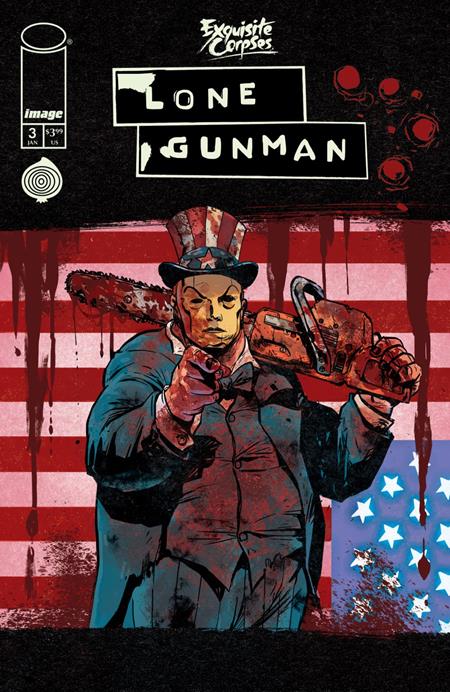 Cover of Exquisite Corpses Lone Gunman #3 (Of 5) CVR A Alberto Ponticelli & Jordie Bellaire (MR), cover art by Alberto Pontic