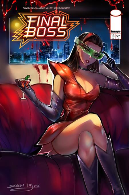Cover of Final Boss #13 CVR C Sukesha Ray VAR (MR), cover art by Sukesha Ray