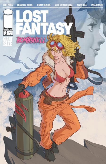 Cover of Lost Fantasy #16 CVR C Alfredo Cardona Bombshell VAR, cover art by Alfredo Cardona