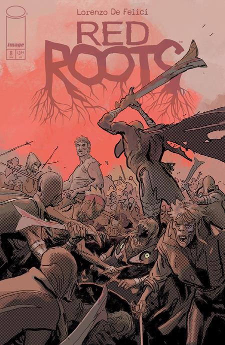 Cover of Red Roots #8 CVR C Cristiano Spadoni VAR, cover art by Cristiano Spadoni