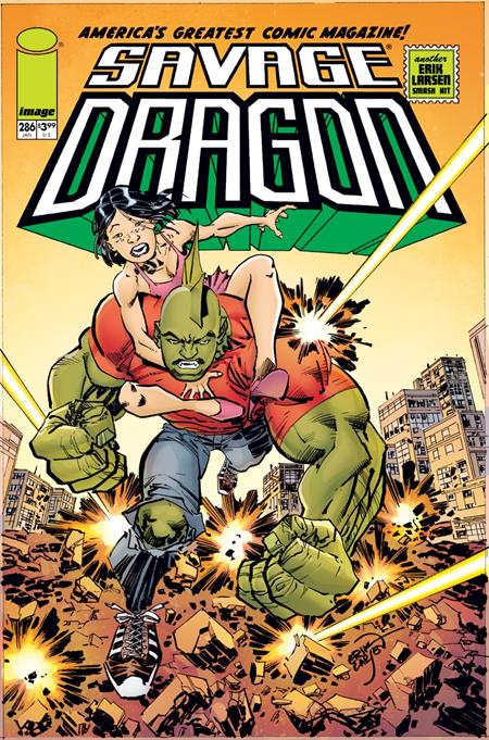 Cover of Savage Dragon #286 CVR A Erik Larsen (MR), cover art by Erik Larsen
