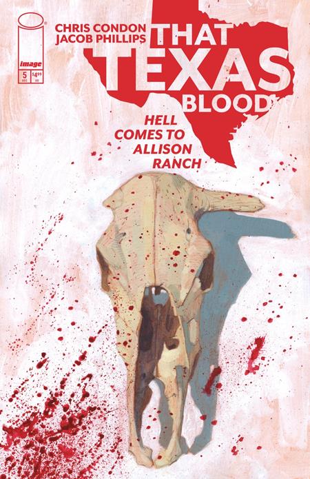 Cover of That Texas Blood Hell Comes To Allison Ranch #5 (Of 6) CVR B Gabriel Walta VAR (MR), cover art by Gabriel Walta