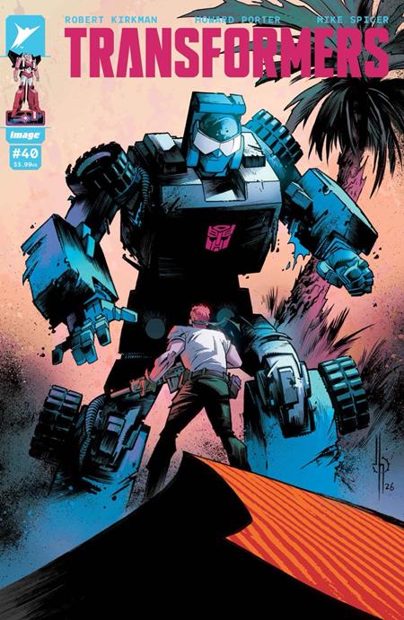 Cover of Transformers #40 CVR A Jason Howard, cover art by Jason Howard