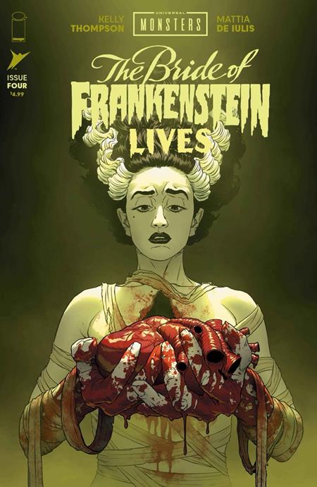 Cover of Universal Monsters The Bride Of Frankenstein Lives #4 (Of 4) CVR A Mattia De Iulis, cover art by Mattia De Iulis