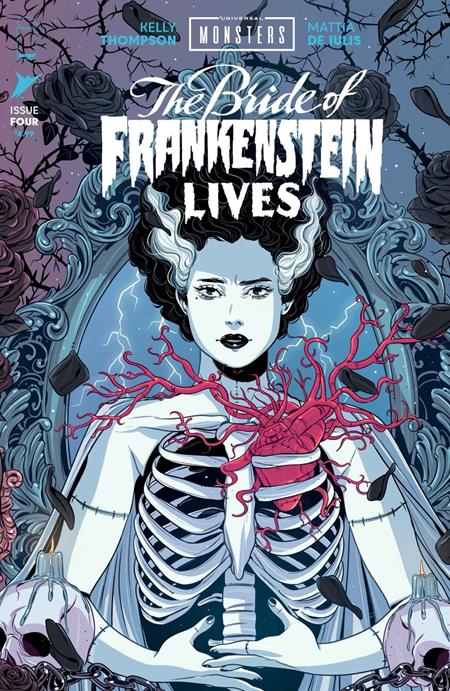 Cover of Universal Monsters The Bride Of Frankenstein Lives #4 (Of 4) CVR C Luana Vecchio Connecting Cover VAR, cover art by 