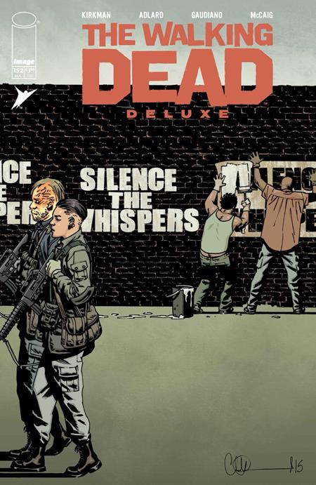 Cover of Walking Dead Deluxe #152 CVR B Charlie Adlard & Dave Mccaig VAR (MR), cover art by Charlie Adlard, Dave McCaig