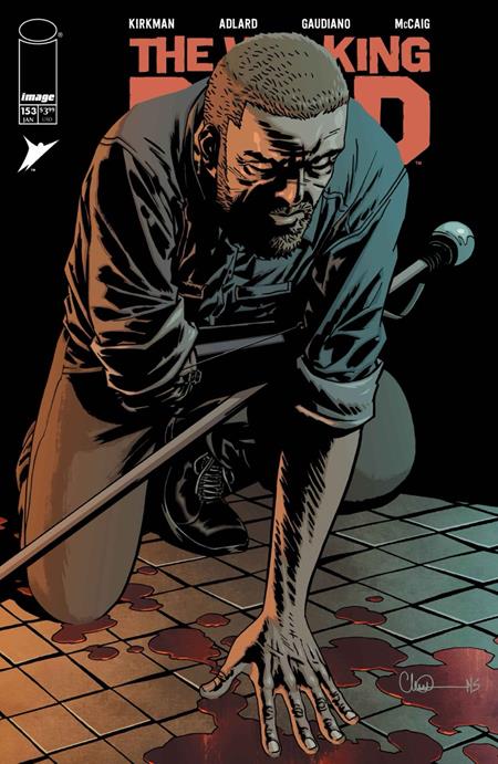 Cover of Walking Dead Deluxe #153 CVR B Charlie Adlard & Dave Mccaig VAR (MR), cover art by Charlie Adlard, Dave McCaig