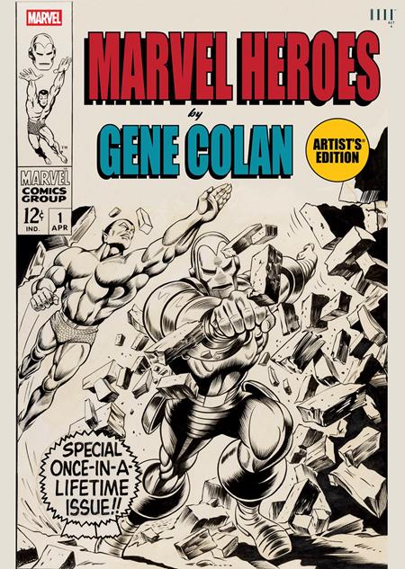 Cover of Marvel Heroes By Gene Colan Artists Edition HC Gene Colan, cover art by Gene Colan