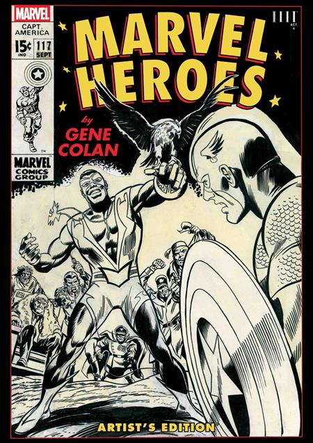 Cover of Marvel Heroes By Gene Colan Artists Edition HC Direct Market Exclusive Gene Colan CVR, cover art by Gene Colan