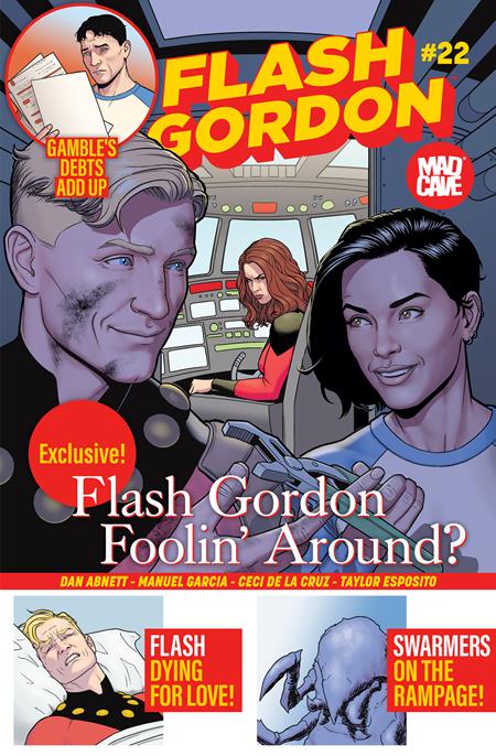 Cover of Flash Gordon #22 CVR B Jamie Mckelvie VAR, cover art by Jamie McKelvie