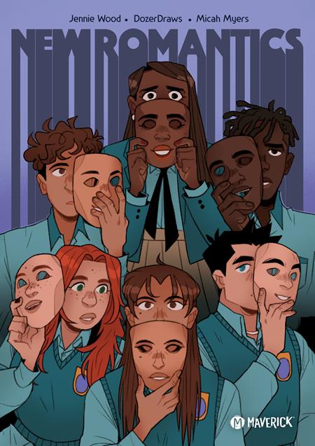 Cover of New Romantics HC, cover art by Dozerdraws