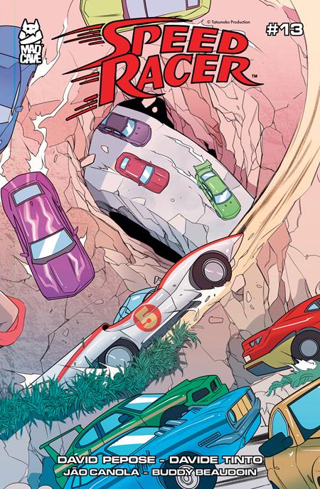 Cover of Speed Racer #13 CVR B Rachael Stott VAR, cover art by Rachael Stott