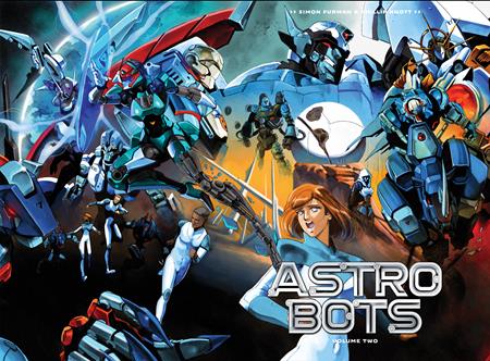 Cover of Astrobots TP Vol 02 Limited Edition Phillip Knott CVR, cover art by Phillip Knott