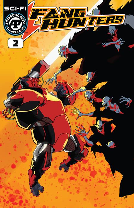 Cover of Fang Hunters #2 CVR B Terrence Burks VAR, cover art by Terrence Burks