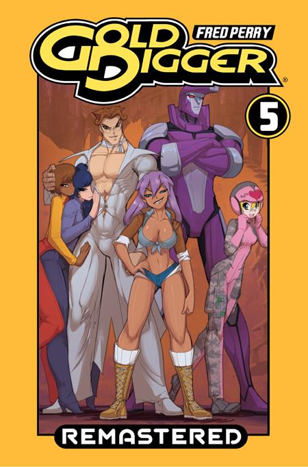 Cover of Gold Digger Remastered TP Vol 05, cover art by Fred Perry