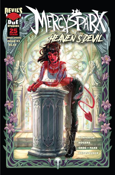 Cover of Mercy Sparx Heavens Devil #2 CVR A Nei Ruffino (MR), cover art by Nei Ruffino