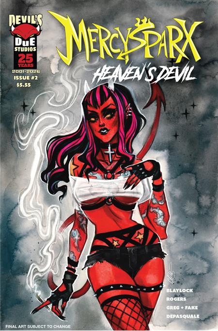 Cover of Mercy Sparx Heavens Devil #2 CVR C Carla Wyzgala VAR (MR), cover art by Carla Wyzgala