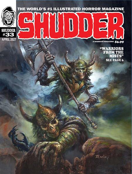 Cover of Shudder #33, cover art by Jeff Easley