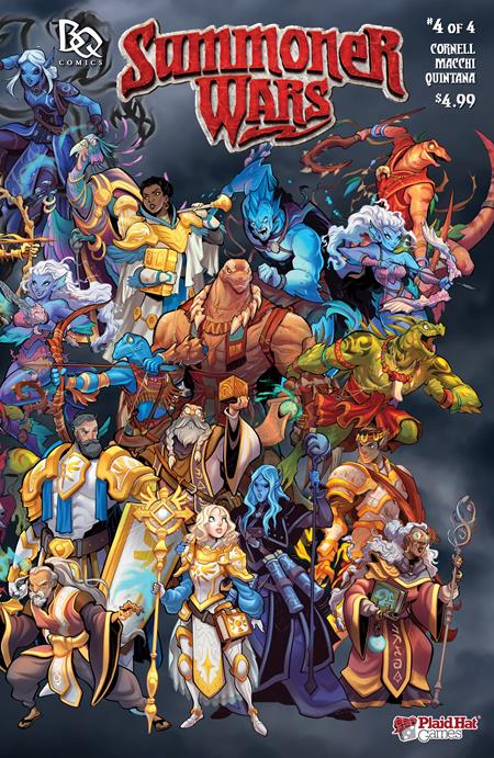 Cover of Summoner Wars #4 (Of 4) CVR B Martin Abel Group Art VAR, cover art by Martin Abel, David Richards, Justin Zimmerman