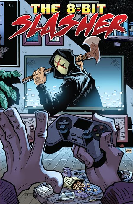 Cover of 8 Bit Slasher TP, cover art by Ryan Gary Browne