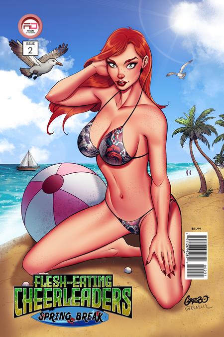 Cover of Flesh Eating Cheerleaders Spring Break #2 (Of 4) CVR C Gregbo VAR (MR), cover art by Gregbo