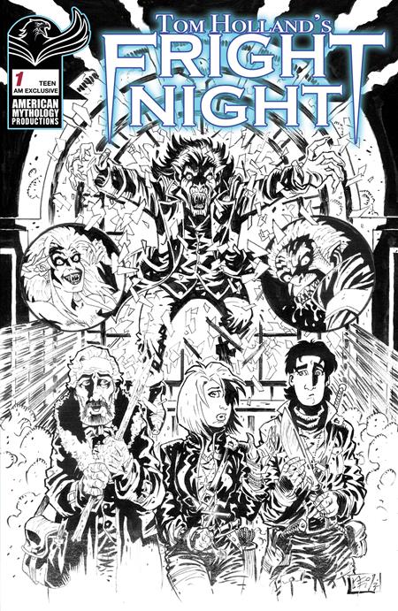 Cover of Tom Hollands Fright Night #1 (Of 5) CVR F Neil Vokes VAR (MR), cover art by Neil Vokes
