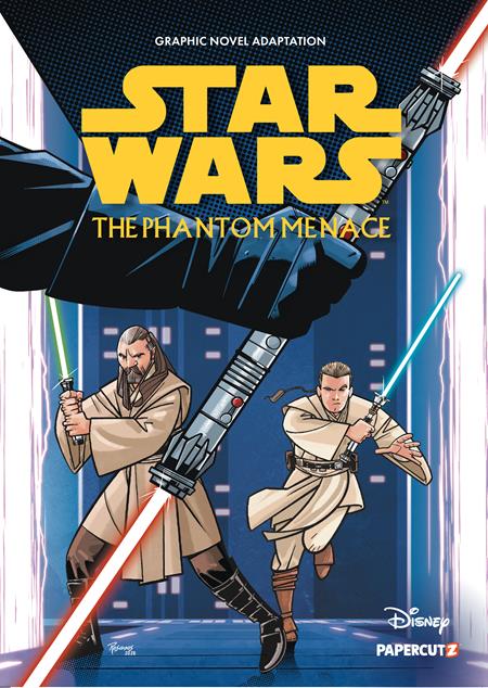 Cover of Star Wars Episode I Graphic Novel HC The Phantom Menace, cover art by Ramon Rosanas