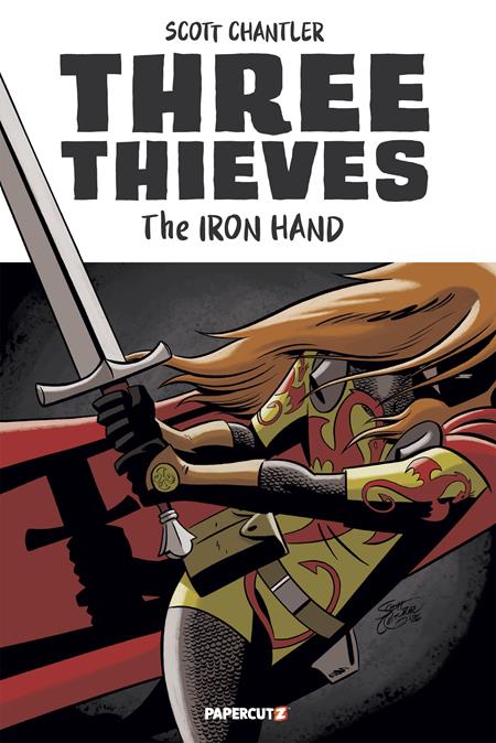 Cover of Three Thieves TP Vol 07 The Iron Hand, cover art by Scott Chantler