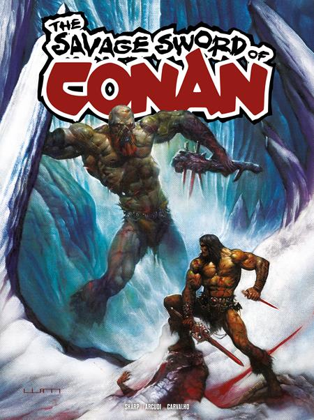 Cover of Savage Sword Of Conan #18 CVR F Liam Sharp Foil VAR (MR), cover art by Liam Sharp