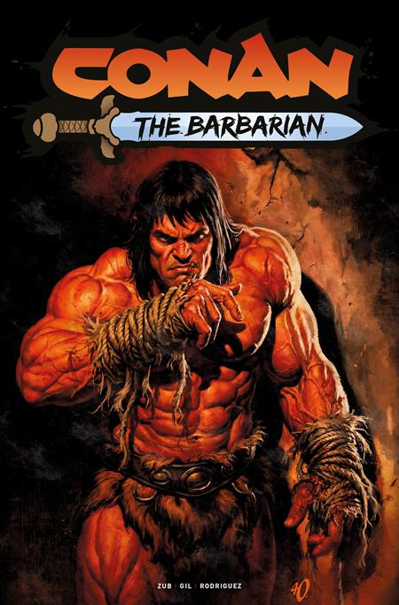 Cover of Conan The Barbarian #39 CVR G Ariel Olivetti Foil VAR (MR), cover art by Ariel Olivetti